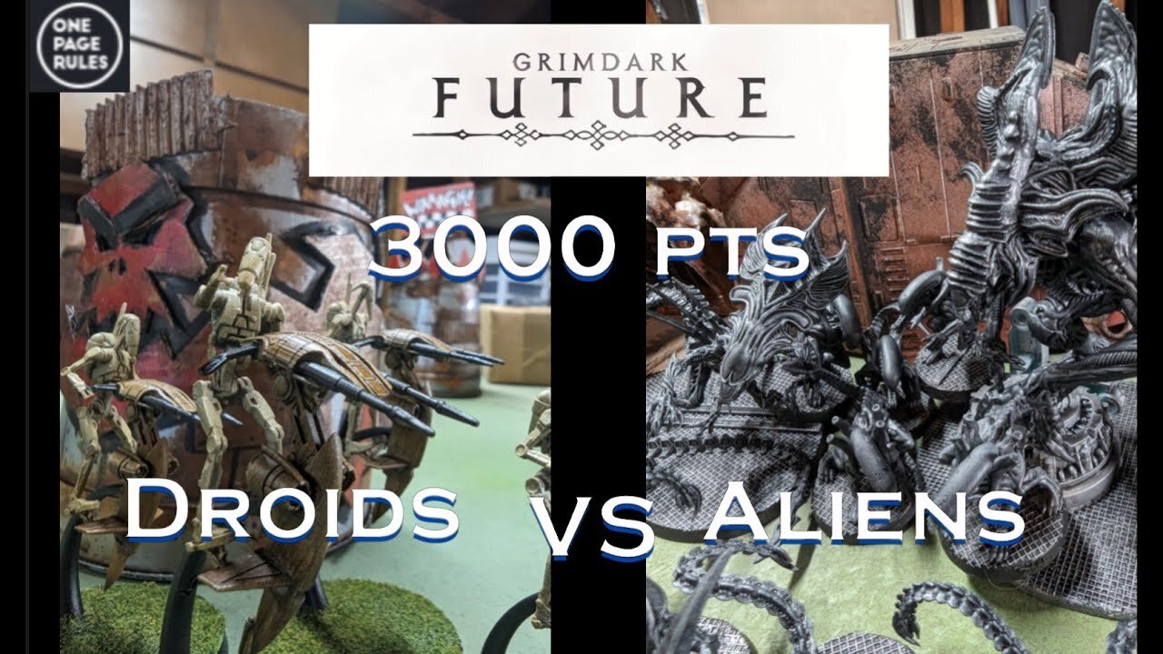 Grimdark Future: Droids vs Aliens 3000 pts