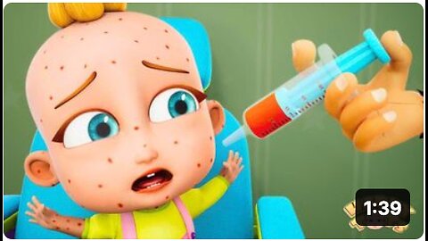 Time for a shot | Happy Tots vaccine propaganda