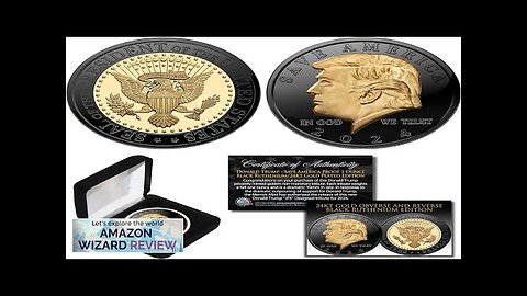 Donald Trump 2024 Save America USA One-Full Ounce Coin Black Ruthenium Review