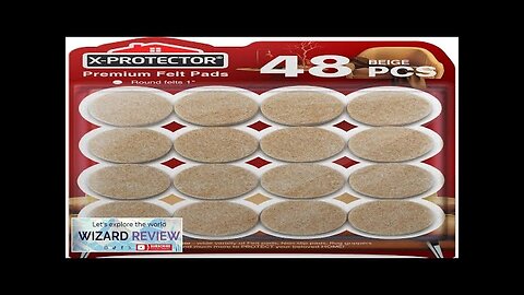 Best Felt Furniture Pads X-PROTECTOR 48 Premium Chair Felt Pads Floor Review