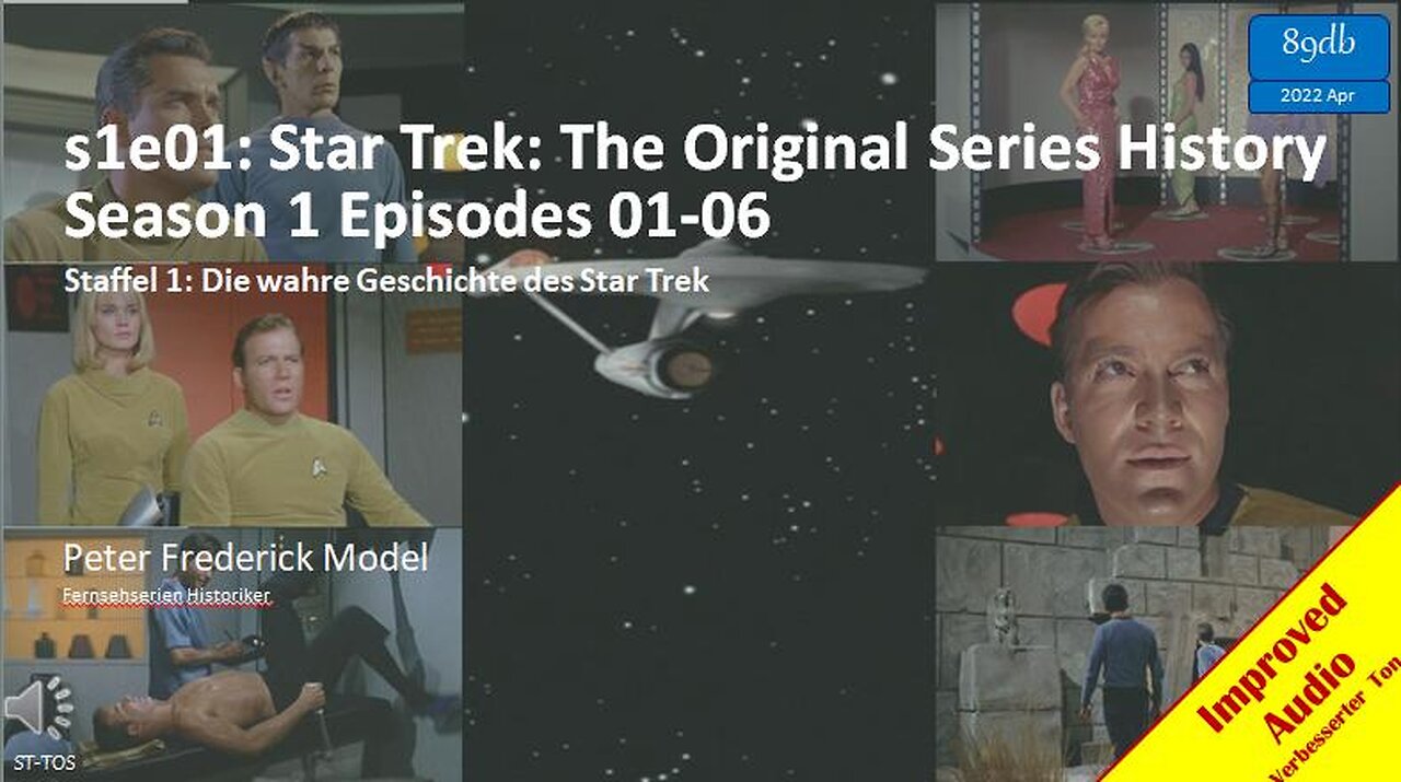 s1e01: Star Trek: The Original Series History Season 1 Episodes 01-06