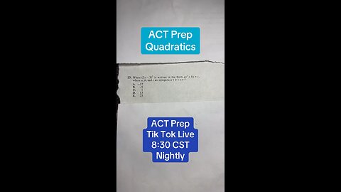 ACT Prep