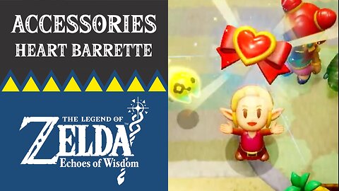 The Legend of Zelda: Echoes of Wisdom | Accessories | Heart Barrette