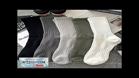 New 5 Pairs Cool Men Black White Warm Socks Set Autumn Winter Review