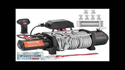 VEVOR Electric Winch 12V 18000 lb Load Capacity Steel Rope Winch IP67 Review