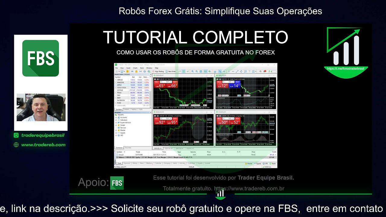 [Aula 1] Ganhe Dinheiro no Forex com um Robô 100% Gratuito! 🚀💰