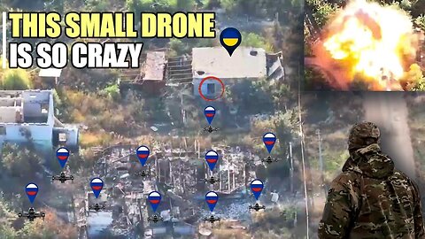 Russian warriors FPV drone penetrates under Donetsk hideout