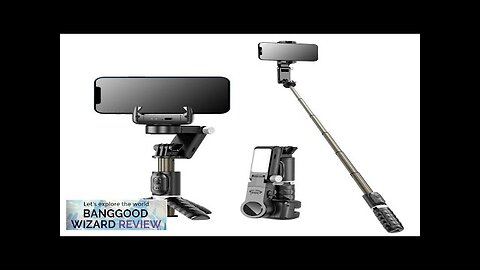 ToKQi Q18 Handheld Mobile Phone Gimbal Stabilizer bluetooth Selfie Stick Holder Review