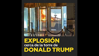 Reportan una explosión cerca de la torre de Donald Trump en Las Vegas