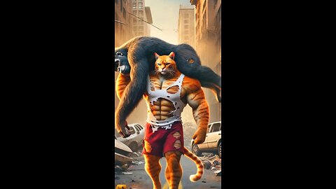 Ultimate Warrior Cat Saves the Day! From Kong🐅