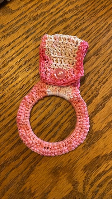 Crochet Towel Holder/Towel Hanger