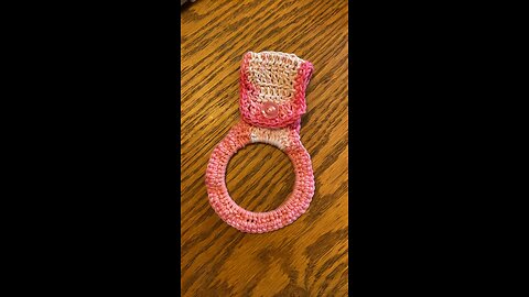 Crochet Towel Holder/Towel Hanger