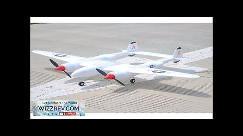 MD P38 1200mm Wingspan EPO RC Airplane Lockheed P-38 Lighting Zoom Aircraft Review