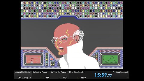 Impossible Mission C64 WR 15.59
