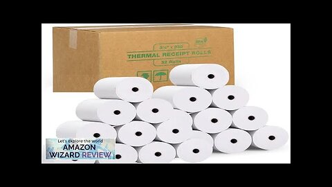 FHS 3 1/8” X 230’ Thermal Paper for Receipts 32 Rolls Review