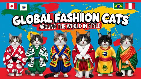 🌍✨Cats: Global Fashion, Around the World in Style ✨🐱