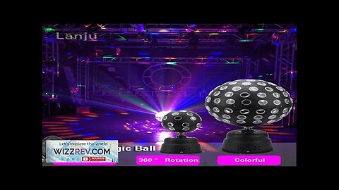 LED Rotating Magic Ball Laser Light Colorful Home Christmas Pattern Projection Lights Review