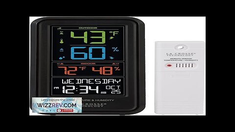 La Crosse Technology Advanced Indoor/Outdoor Temperature & Humidity Monitor with Custom Review