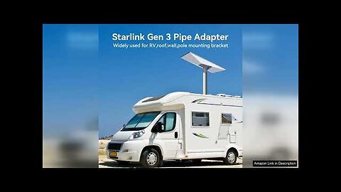 Starlink Gen 3 Pipe AdapterHeavy Duty Metal Starlink Pole Mount Adapter Mounting Review