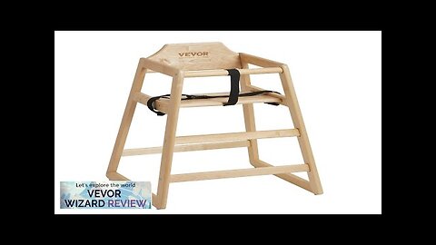 VEVOR Wooden High Chair for Babies & Toddlers Double Solid Wood Feeding Review