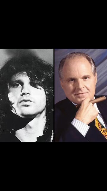 Rush Limbaugh ( aka Jim Morrison ) on TV ~ White Hat Celebrity Whistleblowers