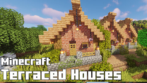 Building Terraced Houses in Minecraft - Urban Living