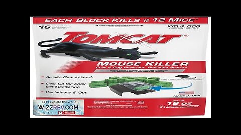 Tomcat Mouse Killer Child and Dog Resistant Refillable Station Review