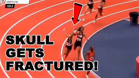 Track meet turns VIOLENT! Runner BASHES opponent in head with her baton FRACTURING HER SKULL!