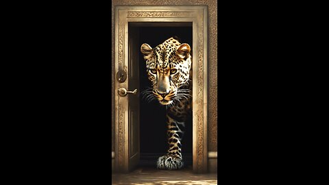 Leopard: Open the door if you dare.