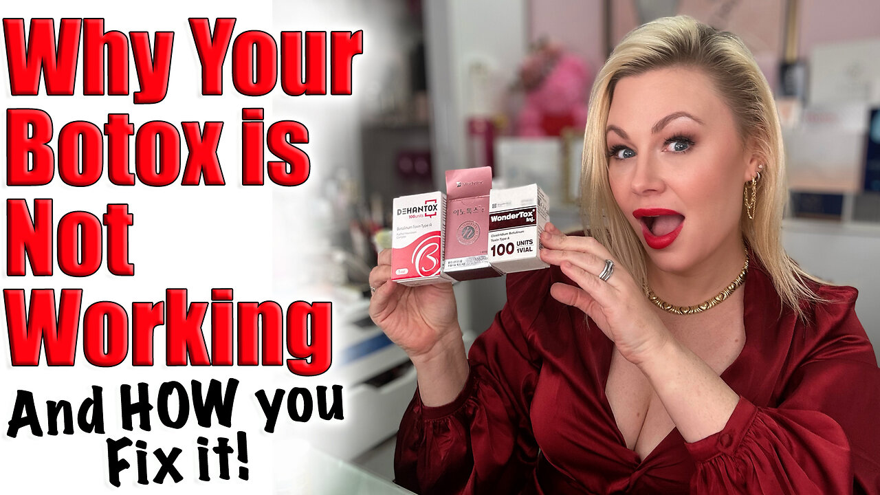 Why Your Botox is NOT Working, and What YOU CAN DO to Fix it! Code Jessica10 Saves you money