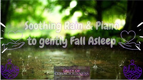 ASMR Let this this Soothing Rain & Piano carry you into a refreshing Sleep, Relax, Fall Asleep