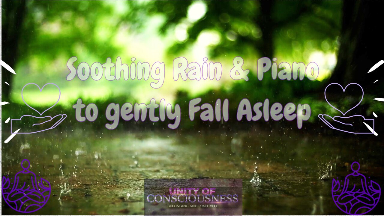 ASMR Let this this Soothing Rain & Piano carry you into a refreshing Sleep, Relax, Fall Asleep