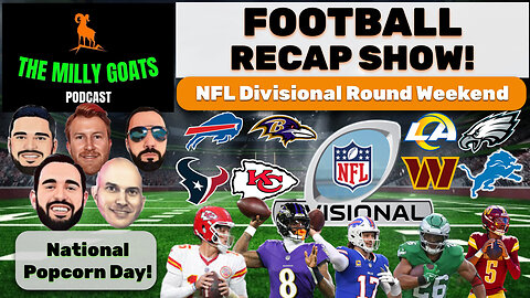 Bills + Ravens LIVE Reactions, Saquon Carries Eagles, & NFL Divisional Round Recap