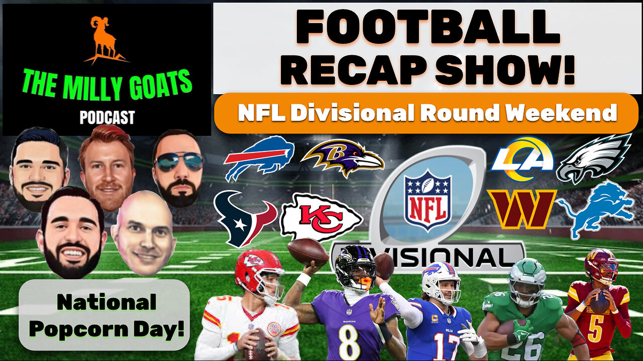 Bills + Ravens LIVE Reactions, Saquon Carries Eagles, & NFL Divisional Round Recap