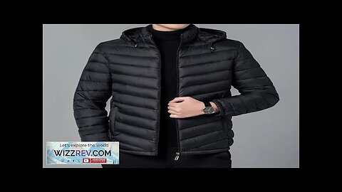 Men's Down Jacket Casual Padding Warm Parkas Lightweight Puffer Male Padded Coats Review