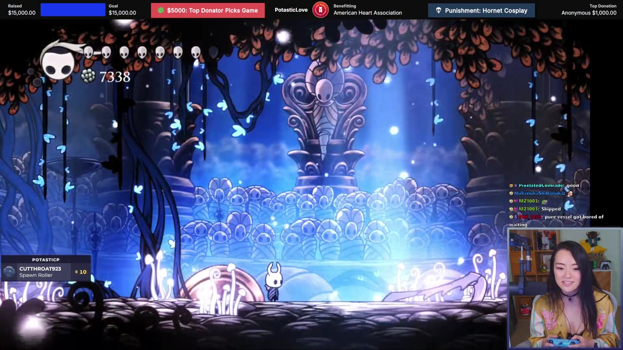[2/09/25] FINAL DAY AHA CHARITY WEEK: Hollow Knight Challenge~! | !pplove