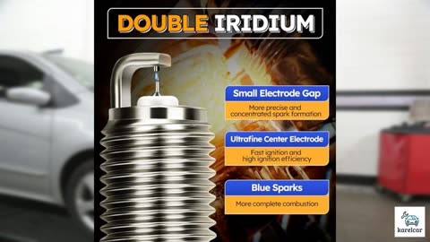 6PCS 6176 Double Iridium Spark Plug