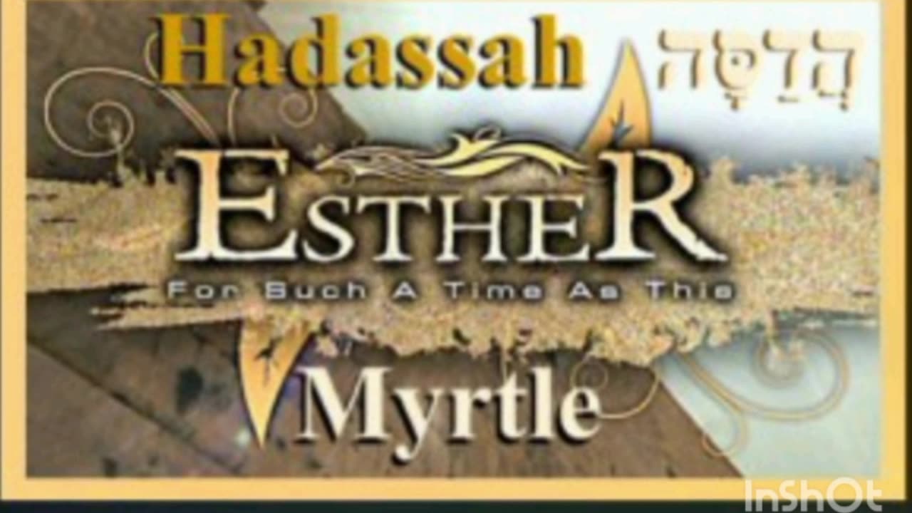 🇮🇱 THE HEBREW MEANING OF HADASSAH, IS MYRTLE TREE..