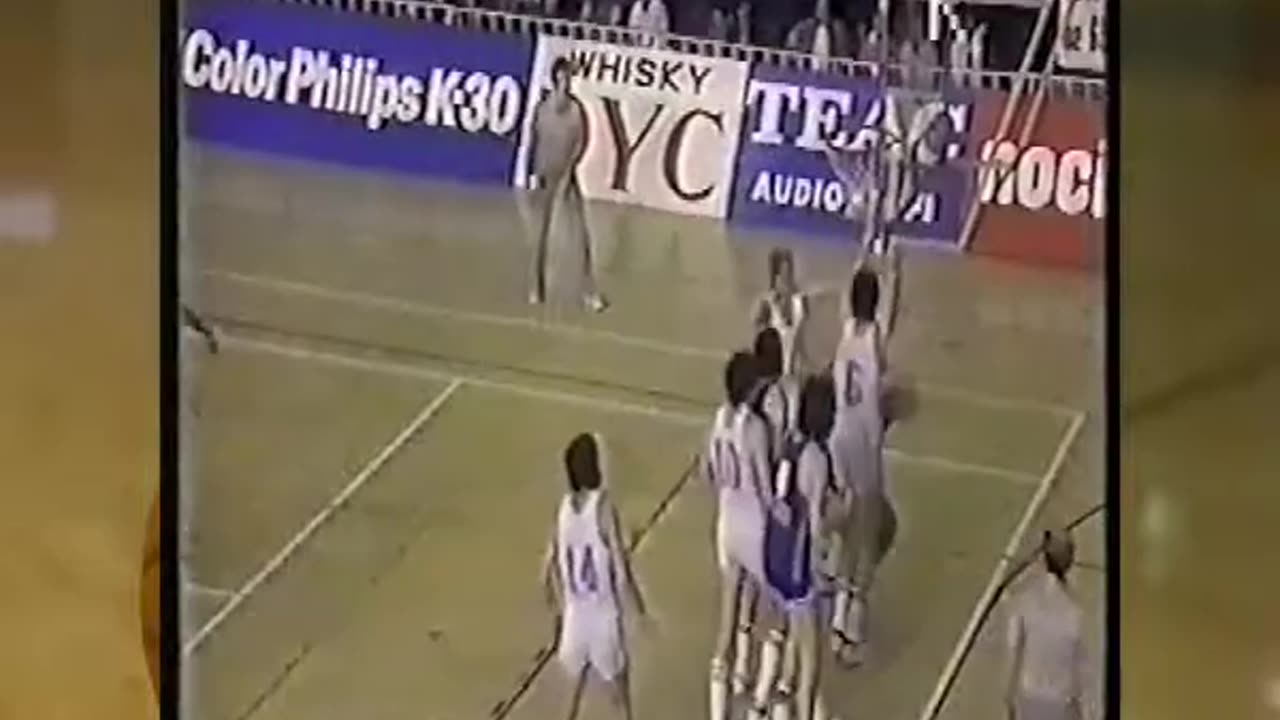 "Cibona Zagreb vs Real Madrid" FINAL RECOPA DE EUROPA 1981/82 (16 de Marzo, 1982)