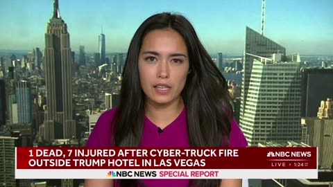 ICYMI, BREAKING: One dead, several injured in Tesla Cybertruck fire near Trump hotel in Las Vegas