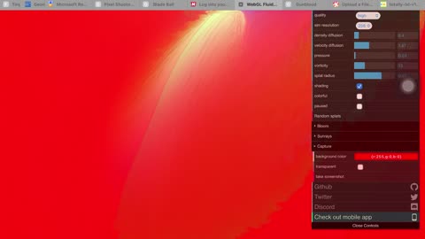 Web GL Fluid vid