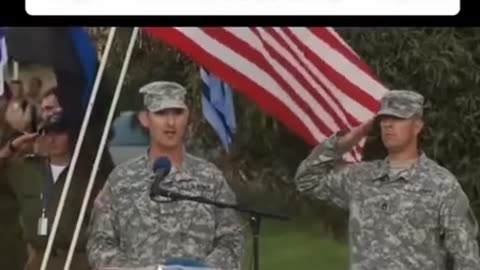 Here’s the U.S. Army singing the Israeli national anthem.