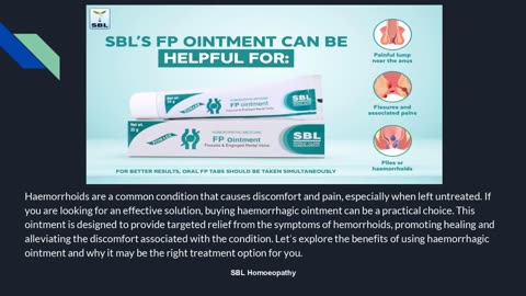 Why You Should Choose Haemorrhagic Ointment for Haemorrhoid Care