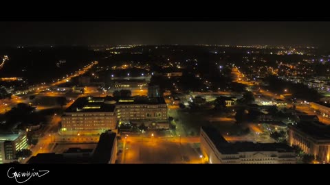 Abandoned State Capital during coronavirus covid-19 2020 Montgomery, Alabama 4K