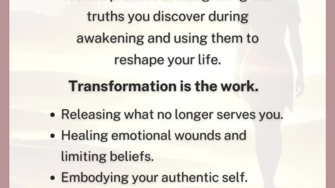 Awakening vs. Transformation: Which Stage Are You In? #lifetransformation #lifecoaching #motivation