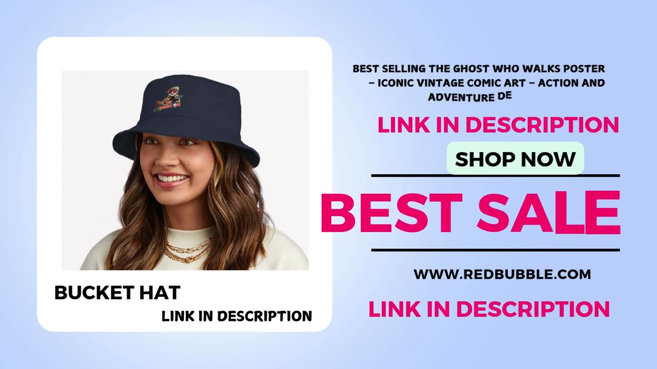 Shop Now Bucket Hat For $20.21| Click The Link In Description