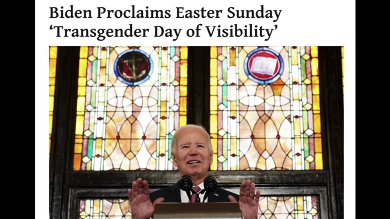 HAPPY TRANS EASTER! BIDEN NAMES EASTER SUNDAY TRANS DAY OF VISIBILITY!