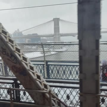 Tren en la ciudad de Nueva York.