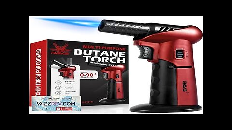 ravs Butane Torch Refillable Kitchen Torch Lighter Blow Torch with Safety Lock Review