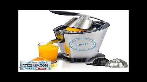 Powerful electric juicer with high juice yield Citrus juicer 200W + Review